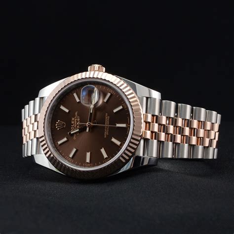 rolex datejust 41 steel rose gold|2021 rolex datejust 41 mm.